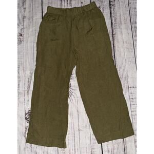 Madewell Olive Ankle Cropped Pants